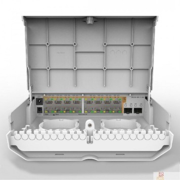 Сетевое оборудование MikroTik CRS318-16P-2S+OUT Коммутатор L2 Всепогодный, 16x 1Gbit PoE, 2x SFP+, на мачту, без БП-1
