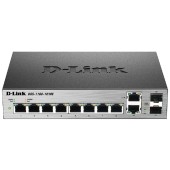 Сетевое оборудование D-Link DGS-1100-10/ME/A2A Управляемый L2 коммутатор с 8 портами 10/100/1000Base-T и 2 комбо-портами 100/1000Base-T/SFP