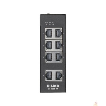 Сетевое оборудование D-Link DIS-100E-8W/A1A Промышленный неуправляемый коммутатор с 8 портами 10/100Base-TX