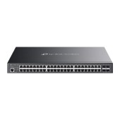 Сетевое оборудование TP-Link SG3452XMPP Omada 48-портовый гигабитный управляемый РоЕ-коммутатор уровня L2+ (40 портов PoE+ и 8 портов PoE++) с 4 SFP+ слотами 10G