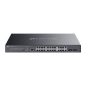 Сетевое оборудование TP-Link SG3428XMPP Omada 24-портовый гигабитный управляемый РоЕ-коммутатор уровня L2+ с 4 SFP+ слотами 10G