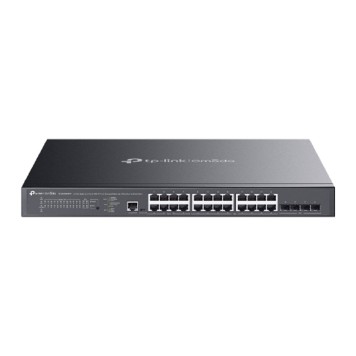 Сетевое оборудование TP-Link SG3428XMPP Omada 24-портовый гигабитный управляемый РоЕ-коммутатор уровня L2+ с 4 SFP+ слотами 10G