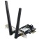Сетевое оборудование ASUS PCE-BE6500 Беспроводной трехдиапазонный PCI Express адаптер BE6500 + Bluetooth 5.4, внешняя съемная антенна, Wi-Fi 7 (be)