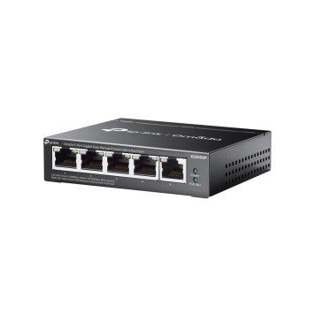 Сетевое оборудование TP-Link ES205GP Omada 5-портовый гигабитный Easy Managed коммутатор с 4 портами PoE+-1