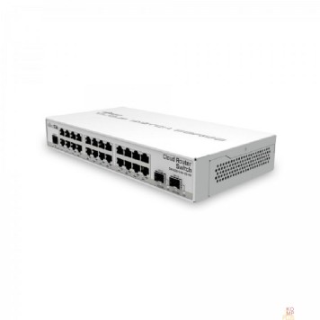 Сетевое оборудование MikroTik CRS326-24G-2S+IN Коммутатор,24Gigabit Ethernet, 2 SFP+ настольное исполнение