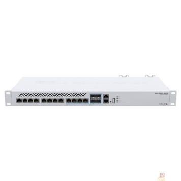 Сетевое оборудование MikroTik CRS312-4C+8XG-RM Коммутатор Cloud Router Switch (L3) 8х 1G/2.5G/5G/10G RJ45,  4х 10G RJ45/SFP+ with RouterOS L5, 1U rackmount enclosure
