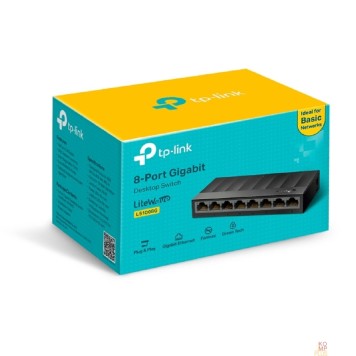 Сетевое оборудование TP-Link LS1008G Настольный коммутатор с 8 гигабитными портами-1