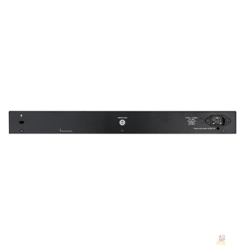 Сетевое оборудование D-Link DGS-1250-28XMP/A1A Управляемый L2 коммутатор с 24 портами 10/100/1000Base-T и 4 портами 10GBase-X SFP+ (24 порта PoE 802.3af/at, PoE-бюджет 370 Вт)-2
