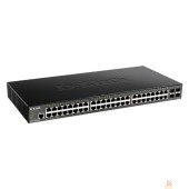 Сетевое оборудование D-Link DGS-1250-52X/A1A  Управляемый L2 коммутатор c 48 портами 10/100/1000Base-T и 4 портами 10GBase-X SFP+