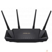Сетевое оборудование Роутер беспроводной ASUS RT-AX58U 4 LAN, 1000 Мбит/с, 4 (802.11n), 5 (802.11ac), 6 (802.11ax), 1 x USB 3.1, 3G, 4G/LTE, IPv6