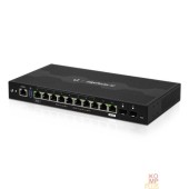 Сетевое оборудование UBIQUITI ER-12-EU EdgeRouter 12 Маршрутизатор 4 ядра (1 ГГц), 10х 1G RJ45, 2х SFP, раздача PoE Сетевое оборудование UBIQUITI ER-12-EU EdgeRouter 12 Маршрутизатор 4 ядра (1 ГГц), 10х 1G RJ45, 2х SFP, раздача PoE