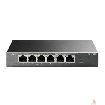 Сетевое оборудование TP-Link TL-SF1006P Настольный коммутатор с 6 портами 10/100 Мбит/с (4 порта PoE+)