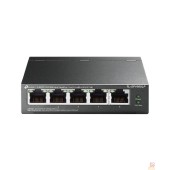Сетевое оборудование TP-Link TL-SF1005LP Настольный коммутатор с 5 портами 10/100 Мбит/с (4 порта PoE+)