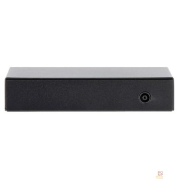Коммутаторы DAHUA DH-PFS3006-4ET-60 4-портовый неуправляемый коммутатор с РоЕ, 4xRJ45 100Mb PoE, 2xRJ45 100Mb uplink, суммарно 60Вт, коммутация 1.8 Гбит/с, MAC-таблица 2К, металл-1