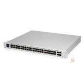 Сетевое оборудование UBIQUITI USW-Pro-48-POE PoE-коммутатор в стойку, 48х 1G RJ45, 4х 10G SFP+, раздача 600 Вт