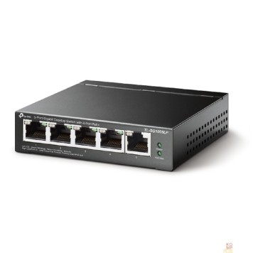 Сетевое оборудование TP-Link TL-SG1005LP Настольный коммутатор с 5 гигабитными портами (4 порта PoE+)-1