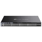 Сетевое оборудование TP-Link SG6654XHP Стекируемый управляемый коммутатор 3-го уровня Omada с 48 гигабитными портами PoE+ и 6 портами SFP+