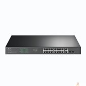 Сетевое оборудование TP-Link TL-SG1218MP Коммутатор с 16 гигабитными портами PoE+ и 2 комбинированными портами RJ45/SFP