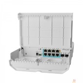 Сетевое оборудование MikroTik CSS610-1Gi-7R-2S+OUT Уличный коммутатор netPower Lite 7R, 8Gbit ethernet, 2 SFP+ Сетевое оборудование MikroTik CSS610-1Gi-7R-2S+OUT Уличный коммутатор netPower Lite 7R, 8Gbit ethernet, 2 SFP+
