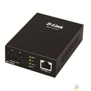 Сетевое оборудование D-Link DMC-G02SC/A1A Медиаконвертер с 1 портом 100/1000Base-T и 1 портом 1000Base-SX с разъемом SC для многомодового оптического кабеля (до 550 м)