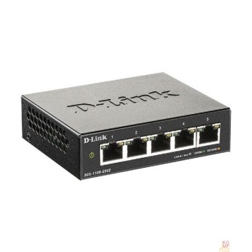 Сетевое оборудование D-Link DGS-1100-05V2/A1A Настраиваемый L2 коммутатор с 5 портами 10/100/1000Base-T