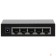 Коммутаторы DAHUA DH-PFS3005-5GT 5-портовый гигабитный неуправляемый коммутатор, 5xRJ45 1Gb, коммутация 10 Гбит/с, MAC-таблица 2К, металл