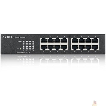 Сетевое оборудование ZYXEL GS1100-16-EU0103F 16G неуправляемый  Коммутатор-2