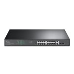 Сетевое оборудование TP-Link TL-SG1218MPE Коммутатор Easy Smart с 18 гигабитными портами (16 портов PoE+) и 2 комбинированными портами RJ45/SFP