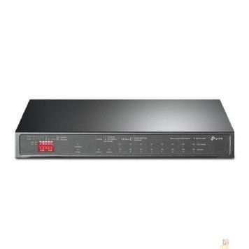 Сетевое оборудование TP-Link TL-SG1210MP Настольный коммутатор с 9 гигабитными портами RJ45 (8 портов PoE+) и комбинированным портом RJ45/SFP