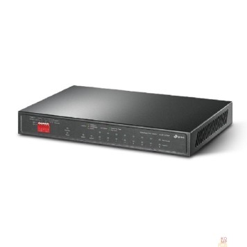 Сетевое оборудование TP-Link TL-SG1210MP Настольный коммутатор с 9 гигабитными портами RJ45 (8 портов PoE+) и комбинированным портом RJ45/SFP-1