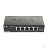 Сетевое оборудование D-Link DGS-1100-05PDV2/A1A Настраиваемый L2 коммутатор с 5 портами 10/100/1000Base-T (2 порта PoE, 1 порт для питания коммутатора по PoE). (Питание осуществляется только по PoE.)