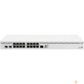 Сетевое оборудование MikroTik CCR2004-16G-2S+ Маршрутизатор 16*1Gbit RJ45, 2*10Gbit SFP+ Сетевое оборудование MikroTik CCR2004-16G-2S+ Маршрутизатор 16*1Gbit RJ45, 2*10Gbit SFP+