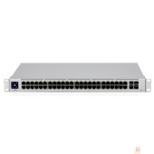 Сетевое оборудование UBIQUITI USW-48-POE PoE-коммутатор в стойку, 48х 1G RJ45, 4х SFP, раздача 195 Вт