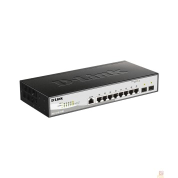 Сетевое оборудование D-Link DGS-1210-10/ME/B2A Управляемый L2 коммутатор с 8 портами 10/100/1000Base-T и 2 портами 1000Base-X SFP-1