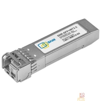 Сетевое оборудование SNR SNR-SFP+W73-3 Модуль SFP+ WDM, дальность до 3км (5dB), 1270нм 