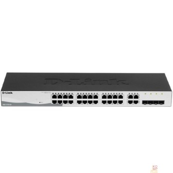 Сетевое оборудование D-Link DGS-1210-28/F3A Настраиваемый L2 коммутатор с 24 портами 10/100/1000Base-T и 4 комбо-портами 100/1000Base-T/SFP-1