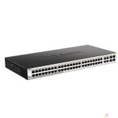 Сетевое оборудование D-Link DGS-1210-52/F3A Настраиваемый L2 коммутатор с 48 портами 10/100/1000Base-T и 4 комбо-портами 100/1000Base-T/SFP