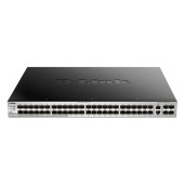 Сетевое оборудование D-Link DGS-3130-54S/B1A PROJ Управляемый L3 стекируемый коммутатор с 48 портами 1000Base-X SFP, 2 портами 10GBase-T и 4 портами 10GBase-X SFP+