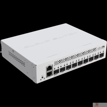 Сетевое оборудование MikroTik CRS310-1G-5S-4S+IN Коммутатор 1RJ45 1Gbit, 5*SFP 1Gbit, 4*SFP 10Gbit, POE in, indoor case, RouterOS L5-1