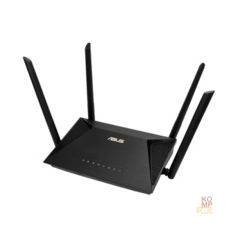 Сетевое оборудование Роутер беспроводной ASUS RT-AX53U, 3 LAN, 1000 Мбит/с, 4 (802.11n), 5 (802.11ac), 6 (802.11ax), 1 x USB 2.0, 3G, 4G/LTE, IPv6 черный