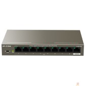 Сетевое оборудование IP-COM G1109P-8-102W Коммутатор PoE неуправляемый 9-Ports 10/100/1000 Base-T / 8-Ports PoE (PoE бюджет 92W)