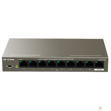 Сетевое оборудование IP-COM G1109P-8-102W Коммутатор PoE неуправляемый 9-Ports 10/100/1000 Base-T / 8-Ports PoE (PoE бюджет 92W)