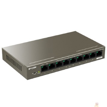 Сетевое оборудование IP-COM G1109P-8-102W Коммутатор PoE неуправляемый 9-Ports 10/100/1000 Base-T / 8-Ports PoE (PoE бюджет 92W)-1