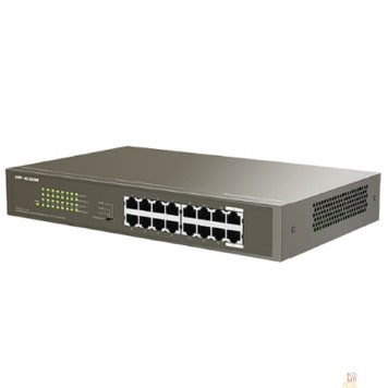 Сетевое оборудование IP-COM G1116P-16-150W Коммутатор PoE неуправляемый 16-Ports 10/100/1000 Base-T / 16-Ports PoE (PoE бюджет 135W)-1