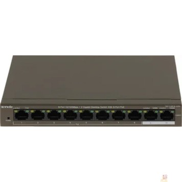 Сетевое оборудование IP-COM F1110P-8-102W Коммутатор PoE неуправляемый 8-Ports 10/100 Mbps Base-TX + 2-Ports 10/100/1000 Base-TX / 8-Ports PoE (PoE бюджет 99W)-1