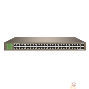 Сетевое оборудование IP-COM G1050F Коммутатор в стойку, 48*1Gbit RJ45, 2*SFP 1Gbit