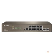 Сетевое оборудование IP-COM G5312F Коммутатор управляемый в стойку, 10*1Gbit RJ45, 2*SFP 1Gbit,  console port