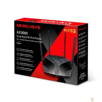 Mercusys Mercusys MR80X Двухдиапазонный гигабитный роутер Wi-Fi AX3000-2