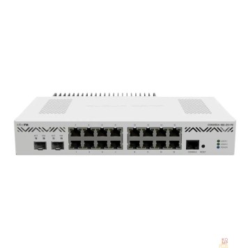 Сетевое оборудование MikroTik CCR2004-16G-2S+PC Маршрутизатор 16*1Gbit RJ45, 2*10Gbit SFP+
