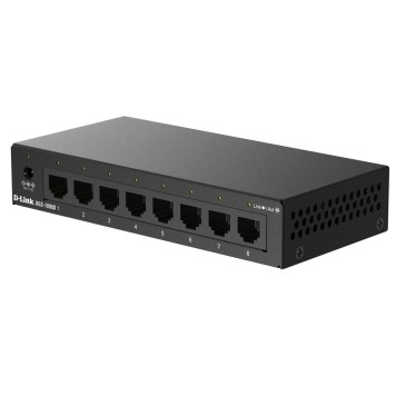 Сетевое оборудование D-Link DGS-1008D/V/S1A Неуправляемый коммутатор с 8 портами 10/100/1000Base-T-2